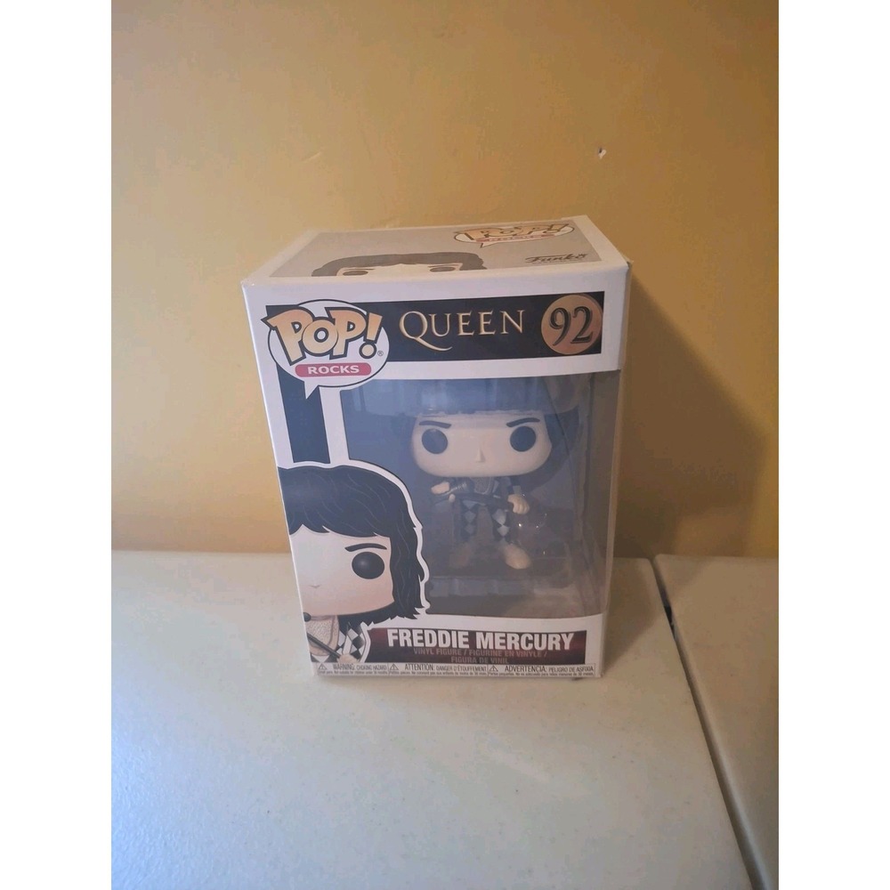 Funko POP Rocks Freddie Mercury #92 Queen Vinyl Figure Near Mint Rocks